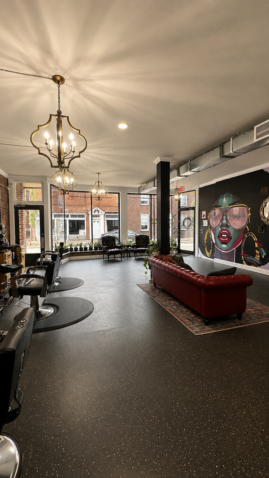 Salon suite interior at Beauty Beyond Borders