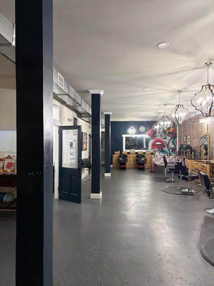 Beauty Beyond Borders nail tech and shared workspace area